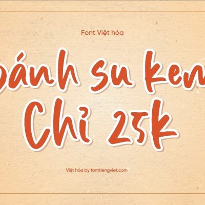 Font Việt hóa 1FTV VIP Bintang Hati