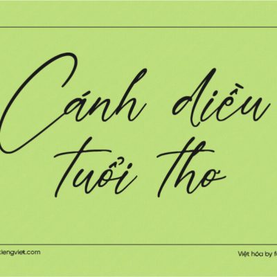 Font Việt hóa 1FTV VIP Coldwell Bridges