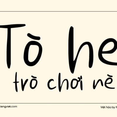 Font Việt hóa 1FTV VIP Compass Book