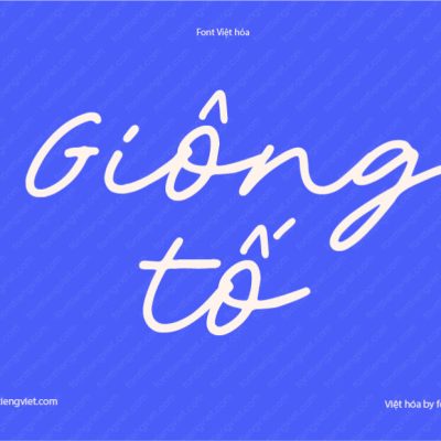 Font Việt hóa 1FTV VIP Dear Crush