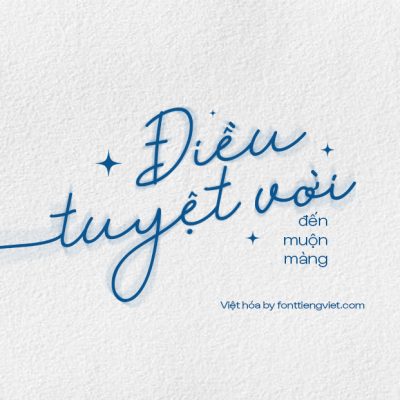 Font Việt hóa 1FTV VIP Diaseli Signature