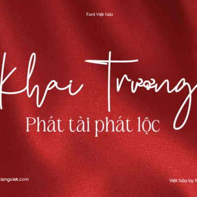 Font Việt hóa 1FTV VIP Fashion Signature