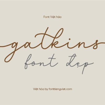 Font Việt hóa 1FTV VIP Gatkins