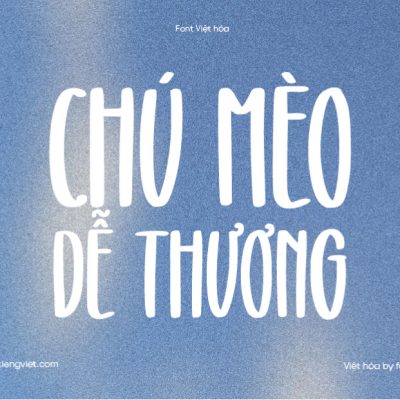 Font Việt hóa 1FTV VIP Glitter Winter Sans