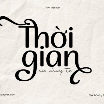 Font Việt hóa 1FTV VIP Glowing