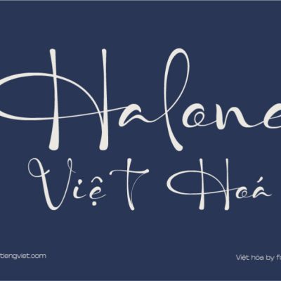 Font Việt hóa 1FTV VIP Halone