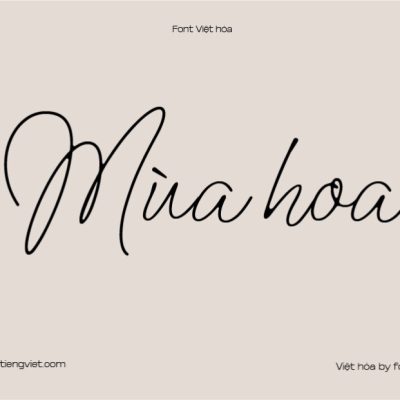 Font Việt hóa 1FTV VIP Hollywood Secrets Script