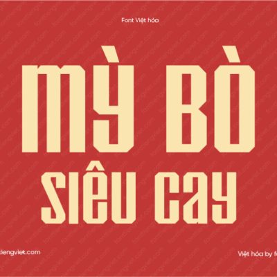 Font Việt hóa 1FTV VIP Inflammable Age