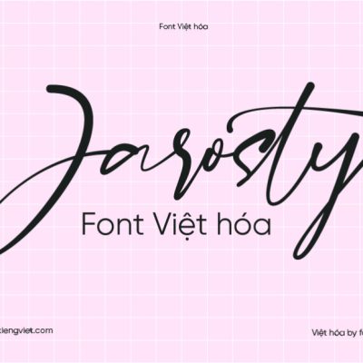 Font Việt hóa 1FTV VIP Jarosty