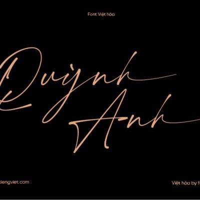 Font Việt hóa 1FTV VIP Jullieta