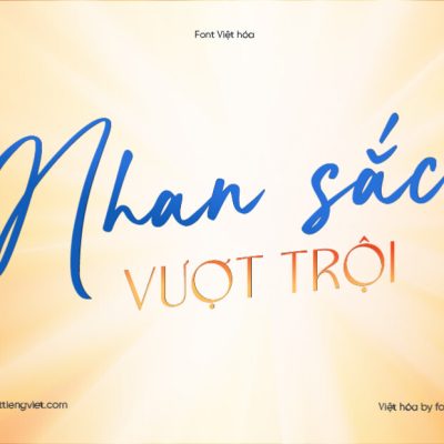 Font Việt hóa 1FTV VIP Kagenise – Font mỹ phẩm spa