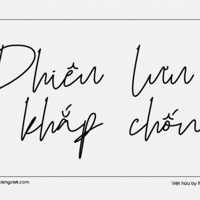 Font Việt hóa 1FTV VIP Kalmost – Chữ Ký Viết Tay Tinh Tế Cho Thiệp Cưới & Thiệp Mời