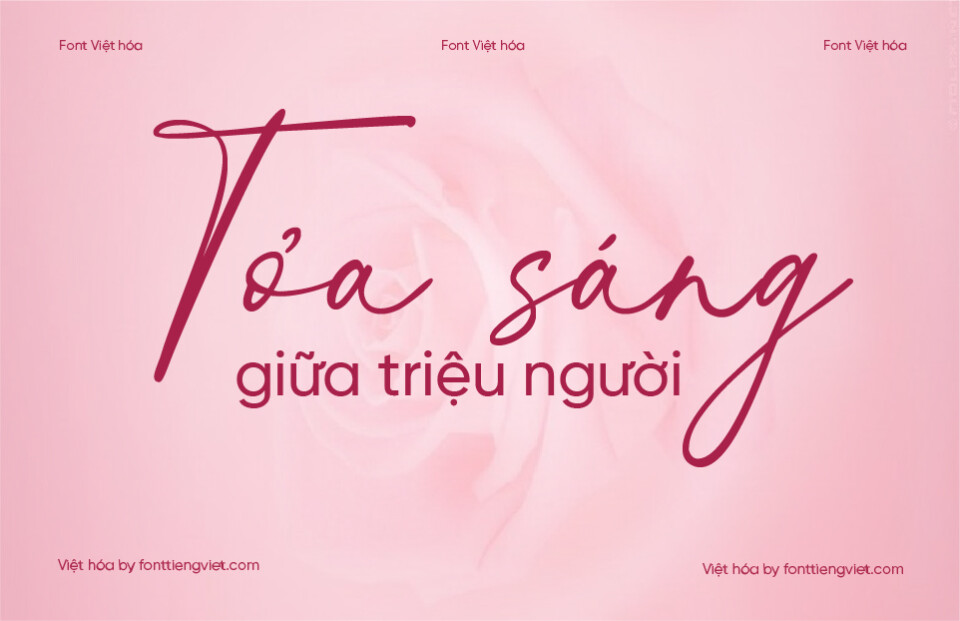 Font Việt hóa 1FTV VIP Kastria – Font spa