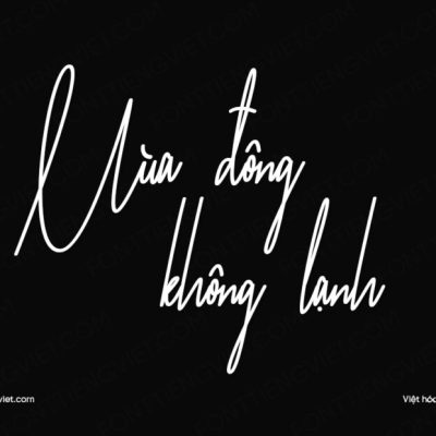 Font Việt hóa 1FTV VIP Maltoray Slant