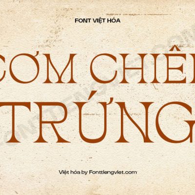 Font Việt hóa 1FTV VIP Maorin