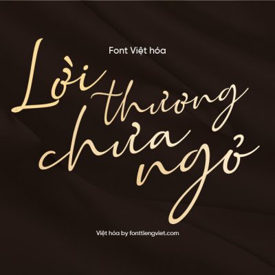 Font Việt hóa 1FTV VIP Marthin