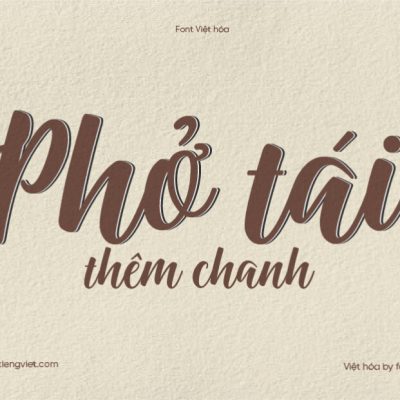 Font Việt hóa 1FTV VIP Onadio