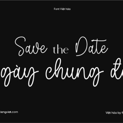 Font Việt hóa 1FTV VIP Only You