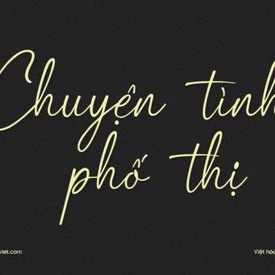 Font Việt hóa 1FTV VIP Palisade