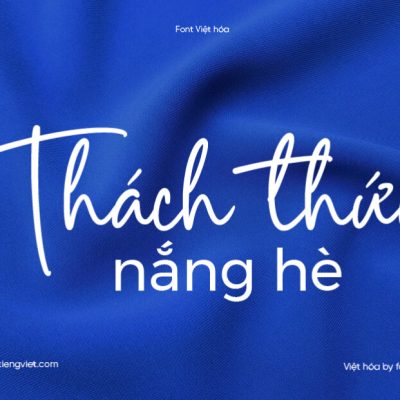 Font Việt hóa 1FTV VIP Palms Delight – Font Spa mỹ phẩm