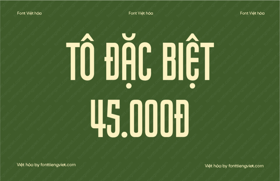 Font Việt hóa 1FTV VIP Pretender