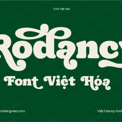 Font Việt hóa 1FTV VIP Rodancy