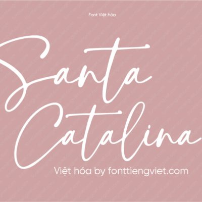 Font Việt hóa 1FTV VIP Santa Catalina