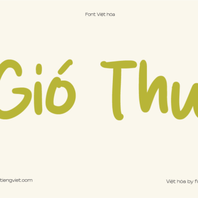 Font Việt hóa 1FTV VIP Shell Crabs