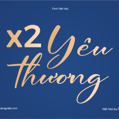 Font Việt hóa 1FTV VIP Shogeking Oniki – Font spa thẩm mỹ