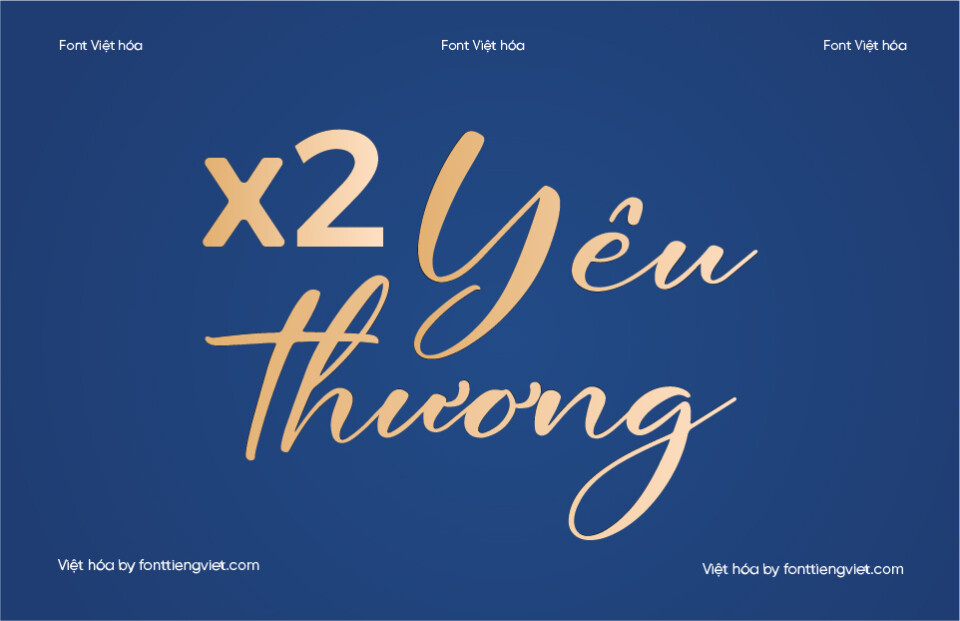 Font Việt hóa 1FTV VIP Shogeking Oniki – Font spa thẩm mỹ