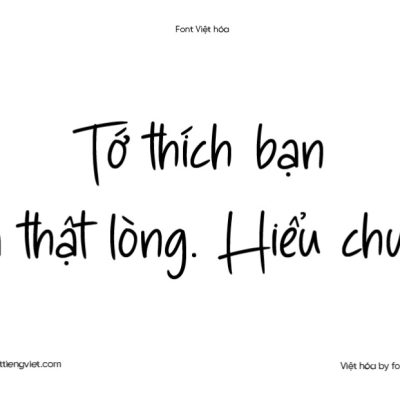 Font Việt hóa 1FTV VIP Simple Nathalie