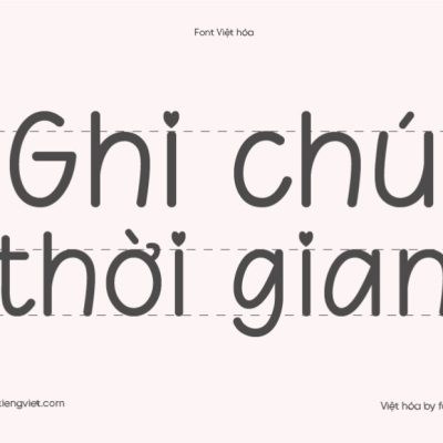 Font Việt hóa 1FTV VIP Simple Notes