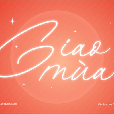 Font Việt hóa 1FTV VIP Sontheval