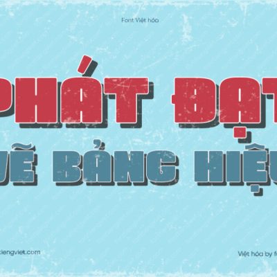 Font Việt hóa 1FTV VIP Tarragon