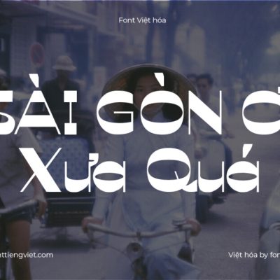 Font Việt hóa 1FTV VIP Thomeo