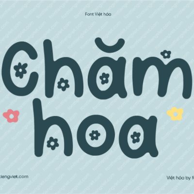 Font Việt hóa 1FTV VIP Unfolding Flower