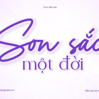 Font Việt hóa 1FTV VIP Yustine Signature – Font chữ ký – font spa