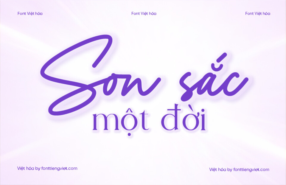 Font Việt hóa 1FTV VIP Yustine Signature – Font chữ ký – font spa