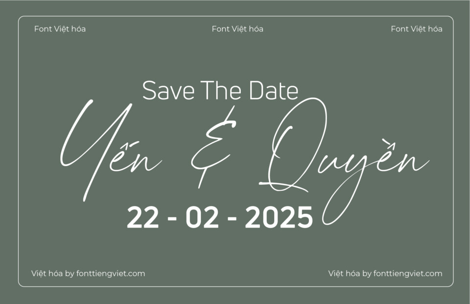 Font Việt hóa 1FTV VIP The Artisan