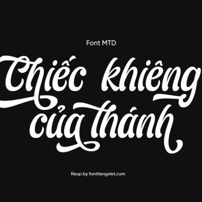 Font Việt hóa MTD Ariestha