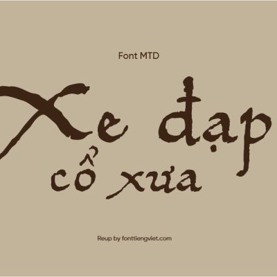 Font Việt hóa MTD Bell Martellus