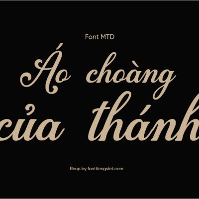 Font Việt hóa MTD Broadway