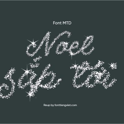 Font Việt hóa MTD Christmas Miracle – Giáng sinh