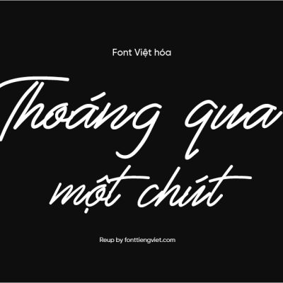 Font Việt hóa MTD Fiftyes