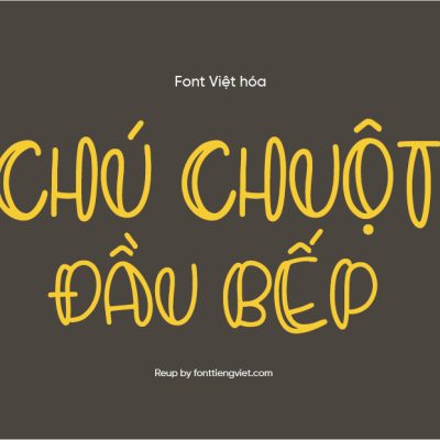 Font Việt hóa MTD Fun Play Day
