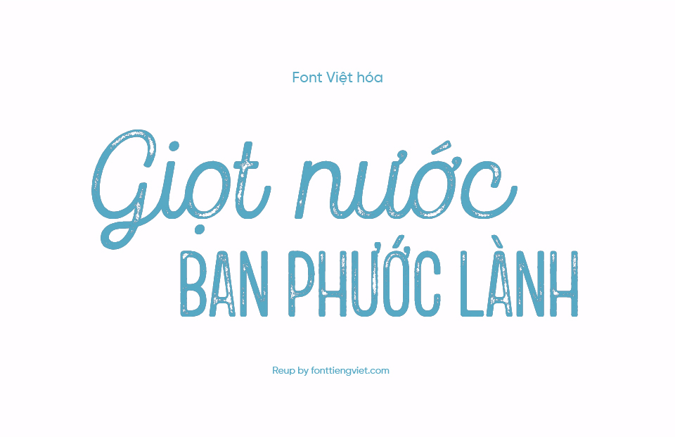 Font Việt hóa MTD Goodwater