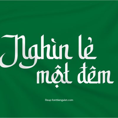 Font Việt hóa SVN Alamsyah