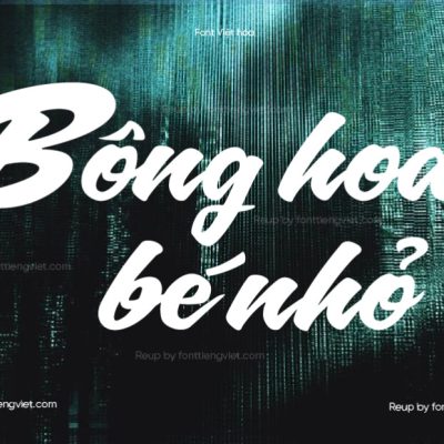 Font Việt hóa UTM AS Blaze