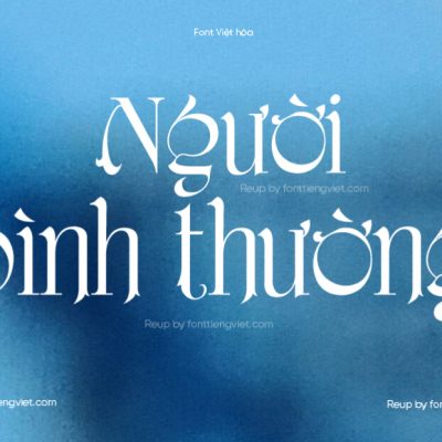 Font Việt hóa UTM Amerigraf