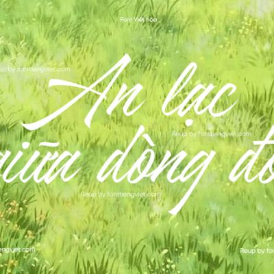 Font Việt hóa UTM Azkia